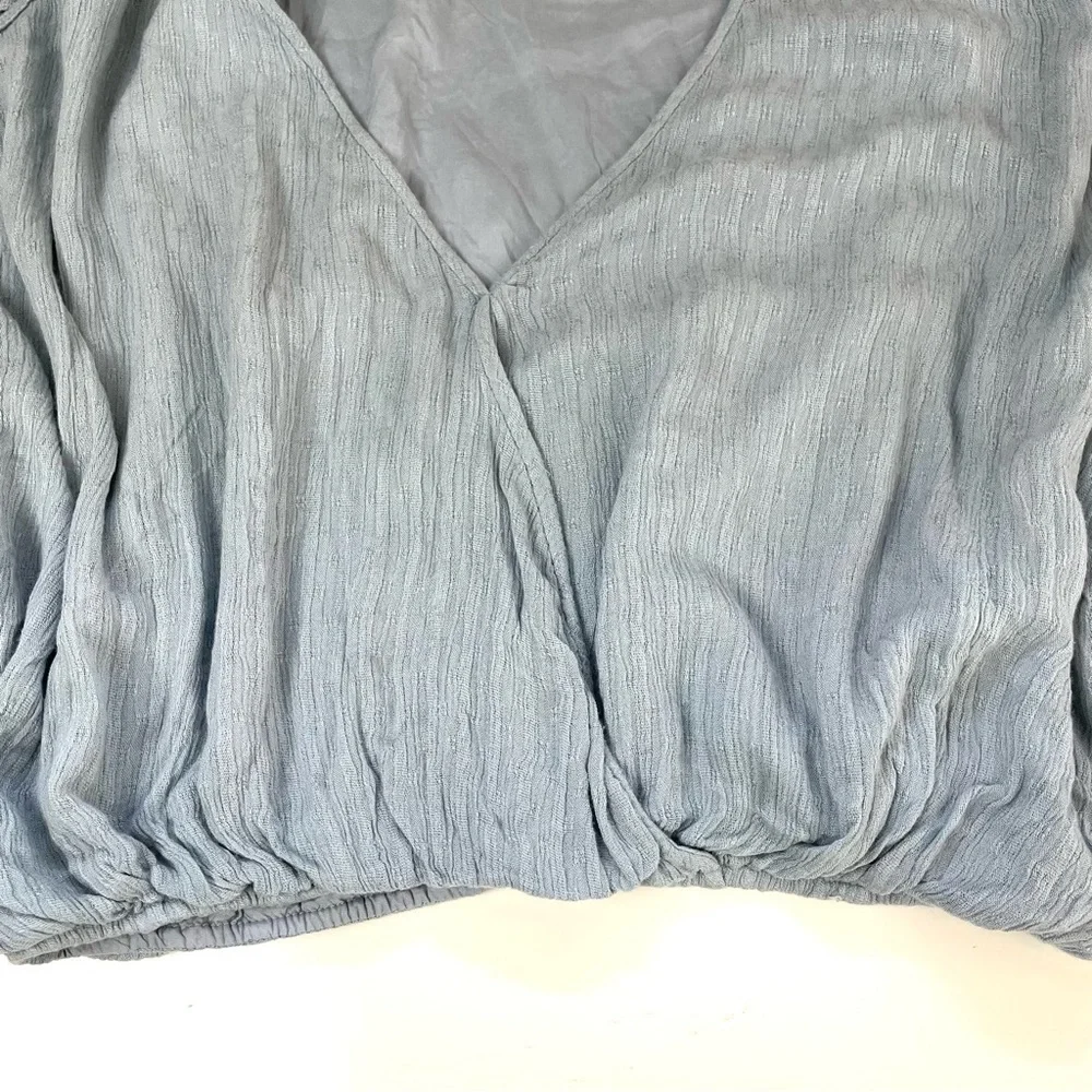 Free‎ People Runaway Crochet Lace Banded Wrap Top